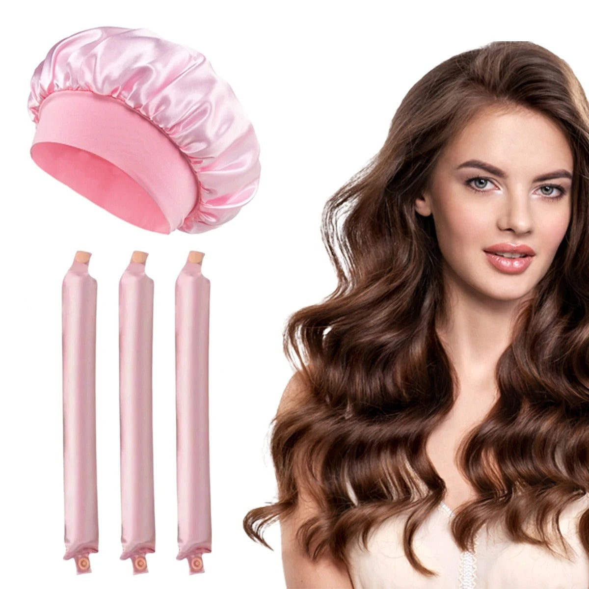 Heatless Curling Rod & Bonnet Set