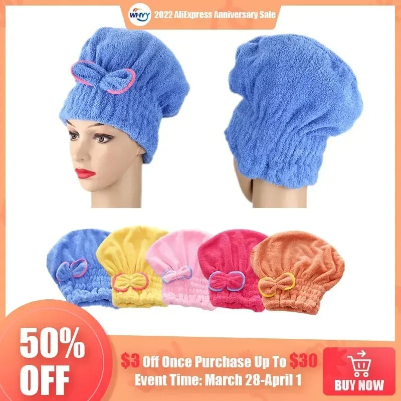 Quick-Dry Hair Wrap Towel