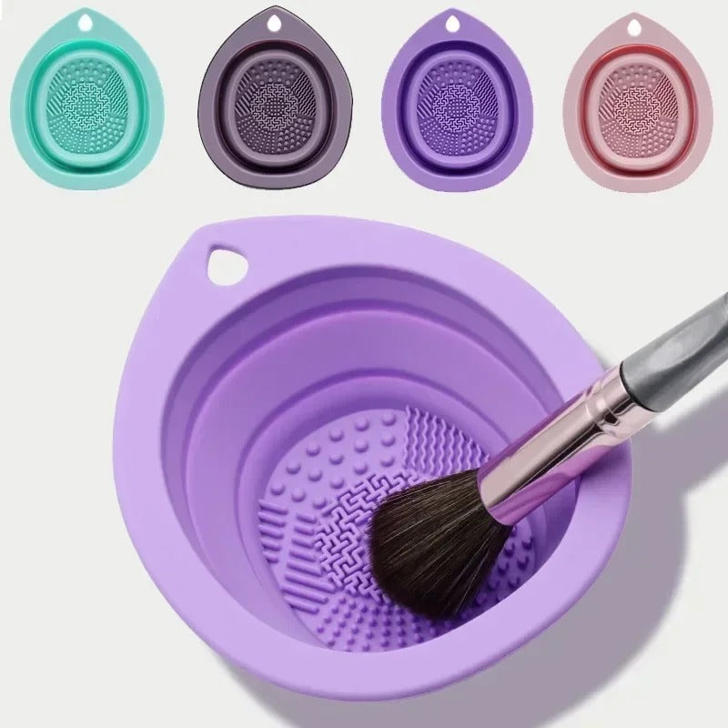 Textured Silicone Brush Cleaning Mat