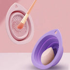 Textured Silicone Brush Cleaning Mat