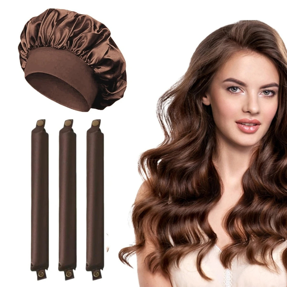 Heatless Curling Rod & Bonnet Set